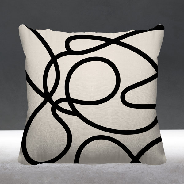 ULLI HOME Boho Doodles Indoor/Outdoor Throw Pillow Wayfair